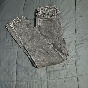 Old navy O.G. straight high rise black wash jeans size 10